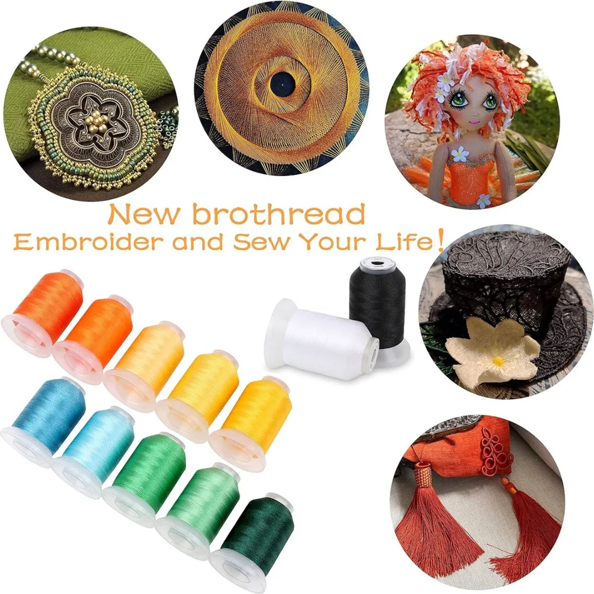 Brother Polyester Borduurgaren Kit 500m