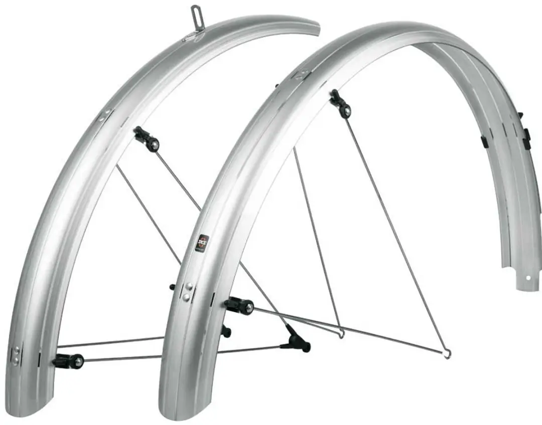 Sks Bluemels Basic 65 Mm Spatbordset Zilver 27.5-29´´