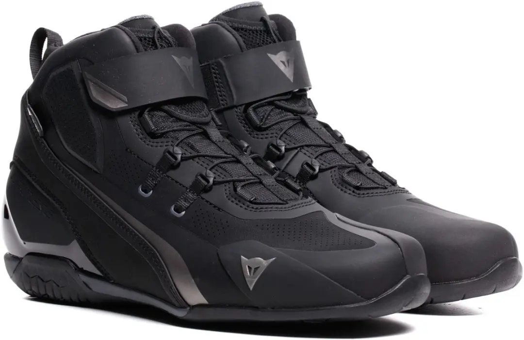 Dainese Herian D-WP Zwart Antraciet Waterdichte Motorschoenen
