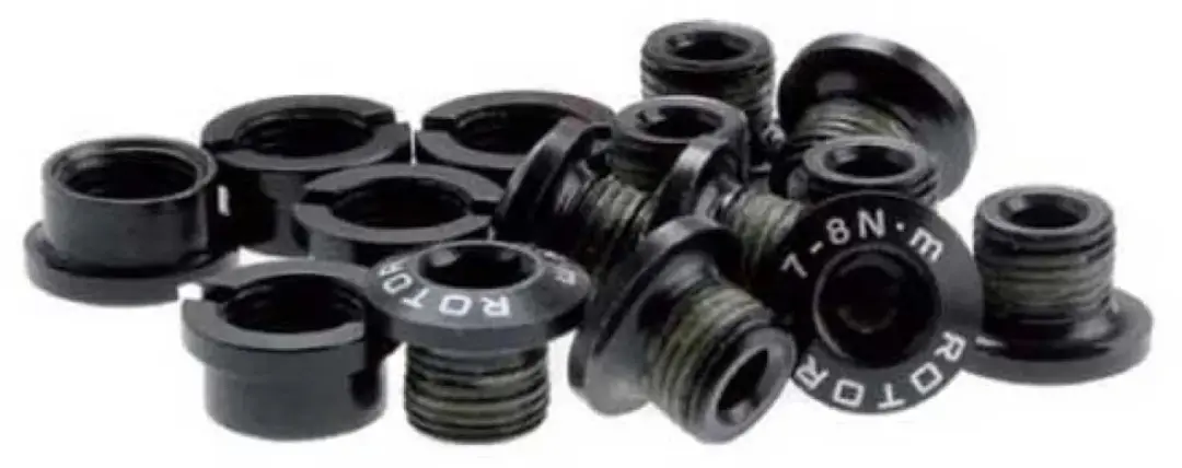Rotor Road 5 Kettingblad Schroefset Zwart