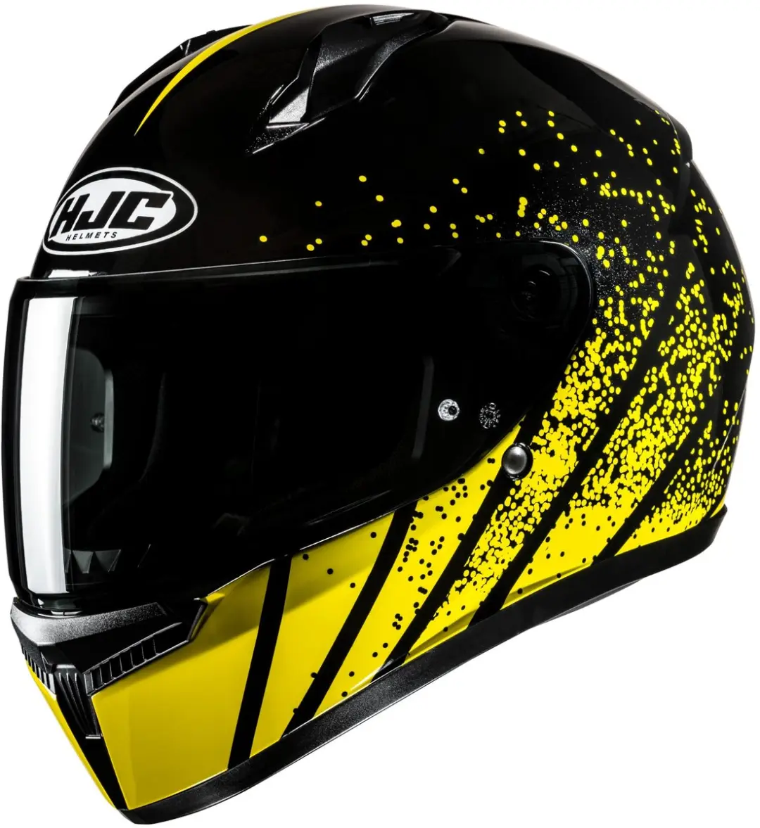 HJC C10 Haven Zwart Geel Integraalhelm