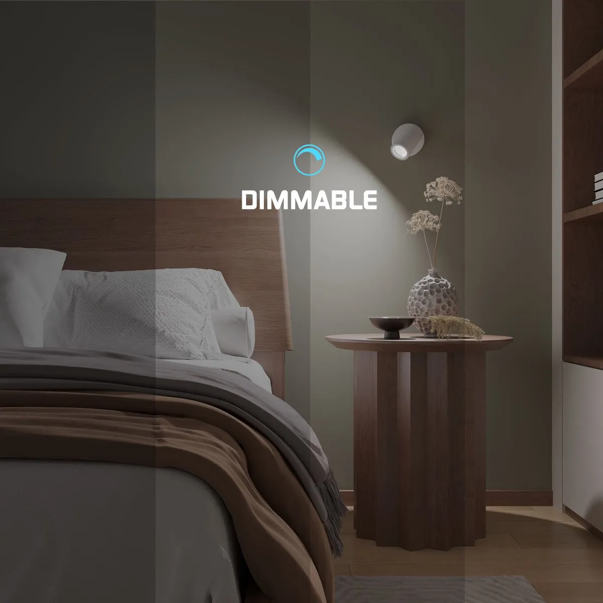 LEDVION LED Plafondspot 5W GU10 - Koel wit 6500K - Dimbaar - afbeelding 6 van 6