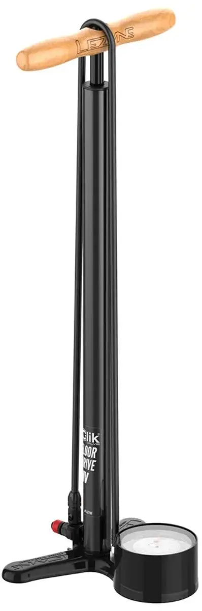 Lezyne Clik Floor Drive HV Fietspomp - Zwart - afbeelding 2 van 2