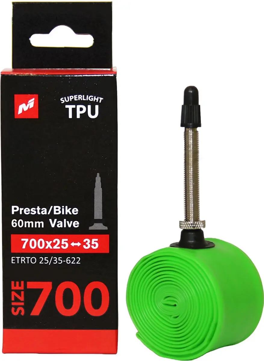 Massi Presta 60 Mm Tpu Binnenband Groen 700C / 25-35