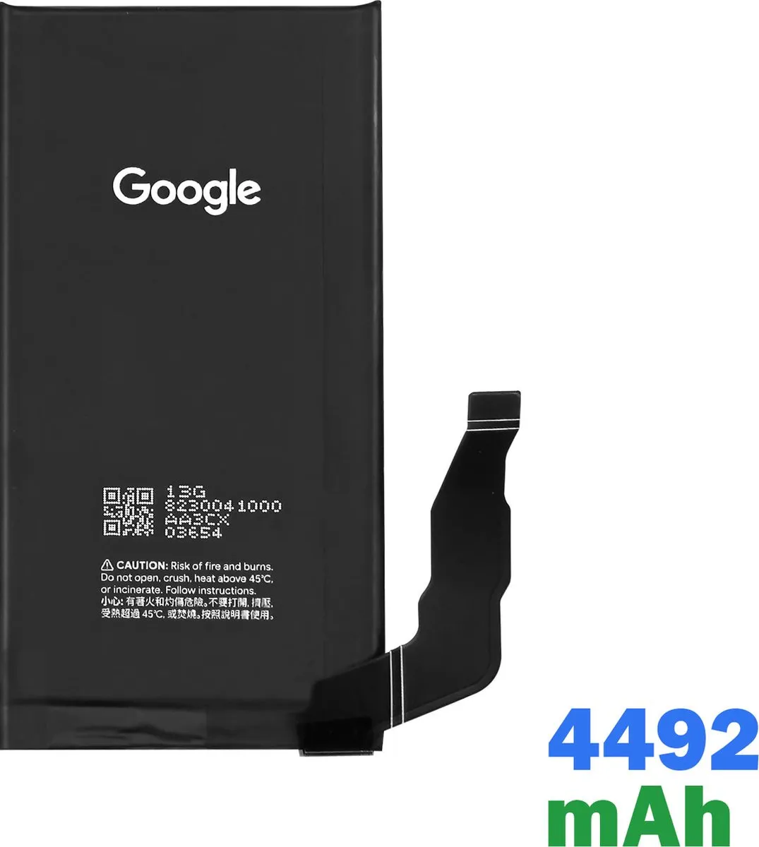 Google Pixel 8a Batterij G949-01097-00 - 4492mAh - Zwart