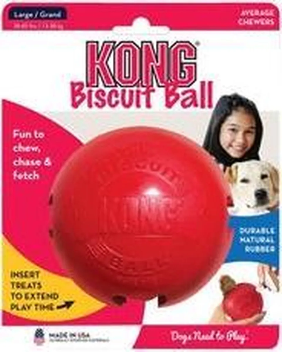 KONG Biscuit Ball - Rood L