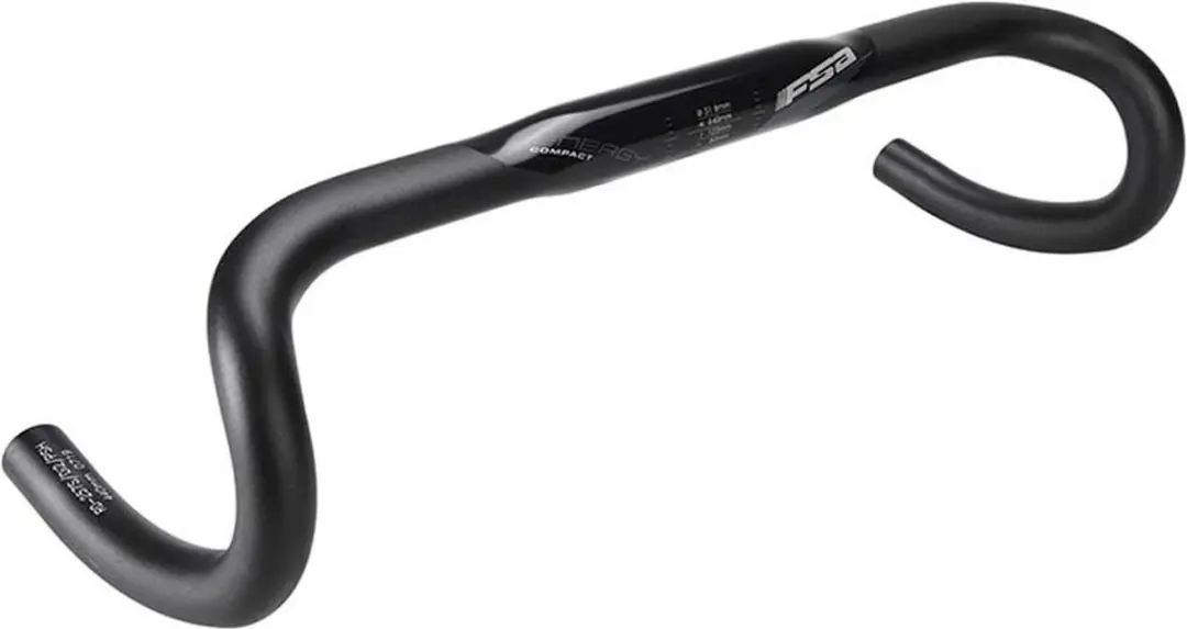 Fsa Energy Compact Acr Stuur Zwart 31.8 mm / 400 mm