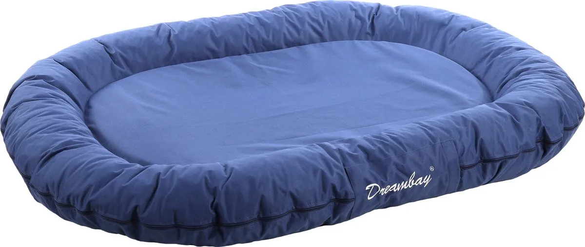 Flamingo Dreambay Ovaal Kussen Blauw 140x105x17cm