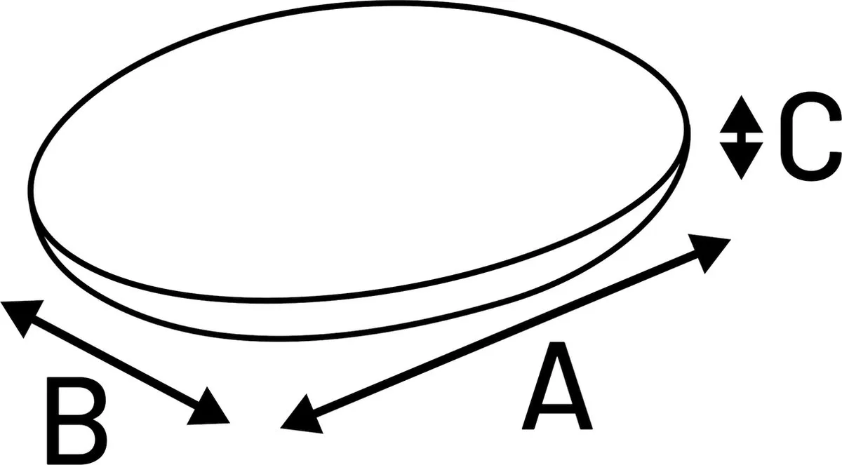 Flamingo Dreambay Ovaal Kussen Blauw 140x105x17cm