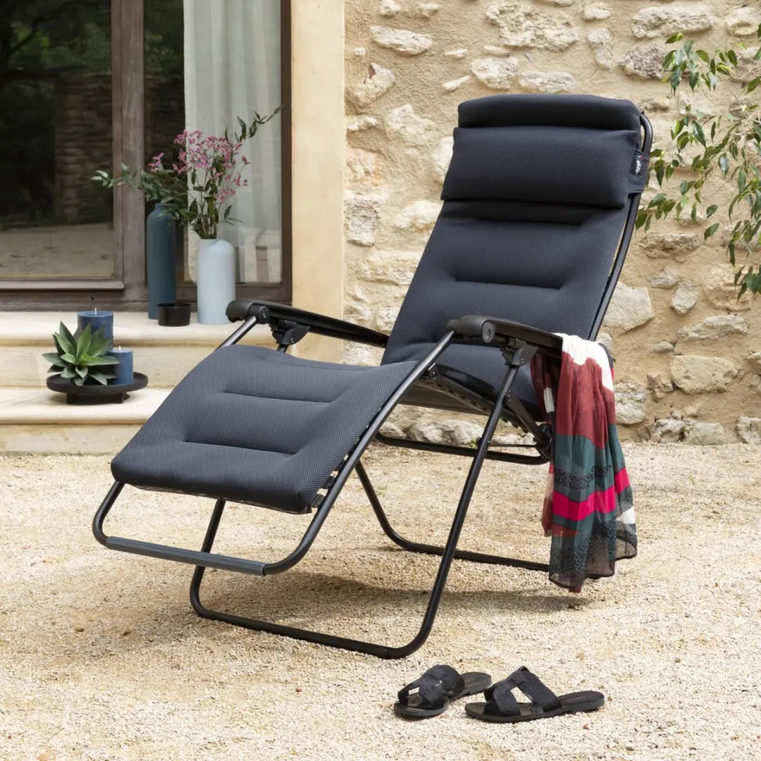 Lafuma RSX XL Clip AirComfort Relaxstoel - Antraciet - afbeelding 4 van 6