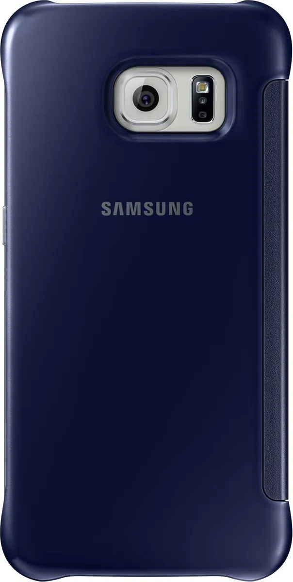 Samsung Galaxy S6 Edge Clear View Cover EF-ZG925BBEGWW - Zwart