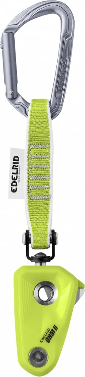 Edelrid Ohm II vangt gewichtsverschil zekeraar/klimmer