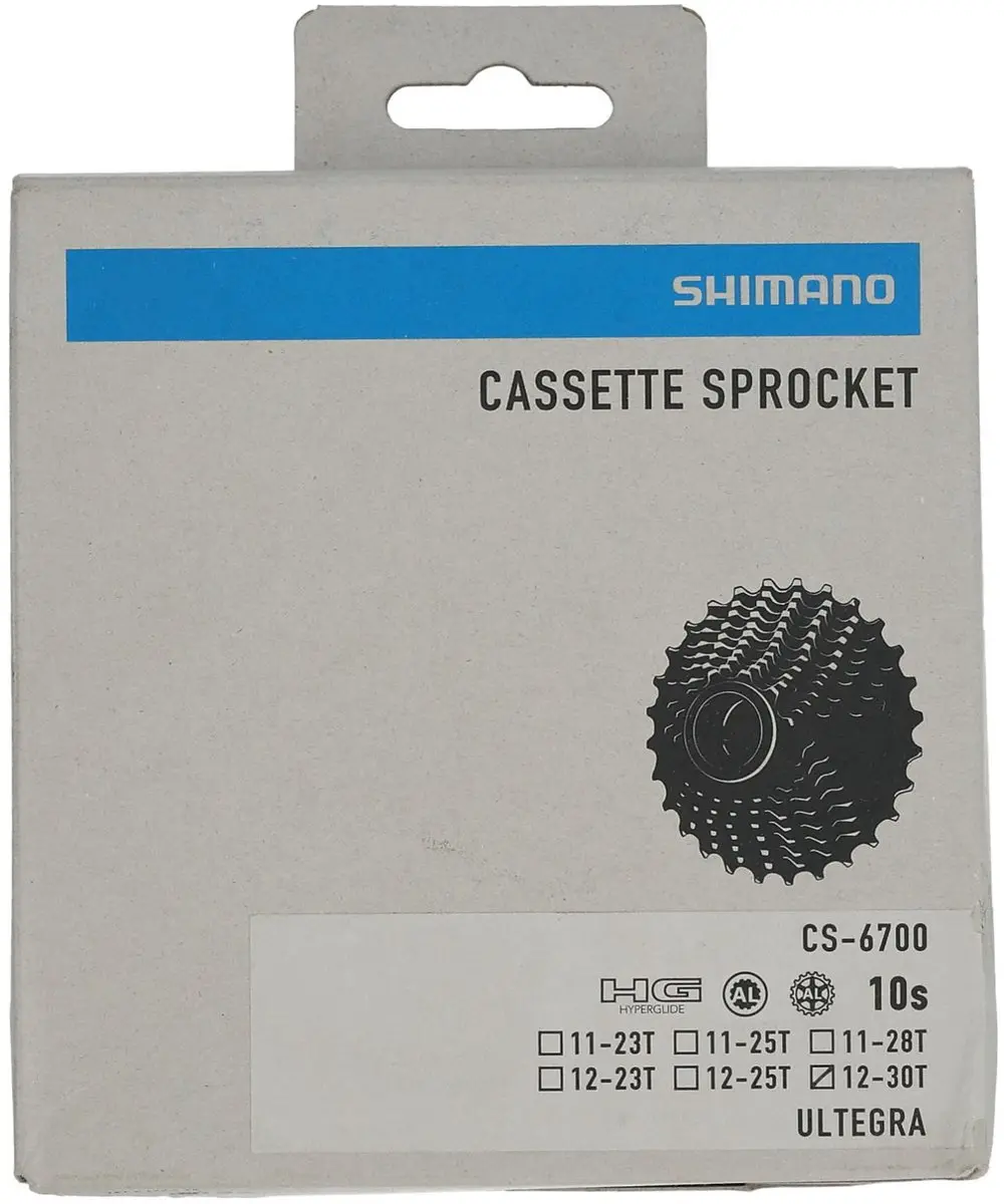 Shimano Ultegra CS-6700 cassette 10-speed 12-30T - Grijs - afbeelding 3 van 6