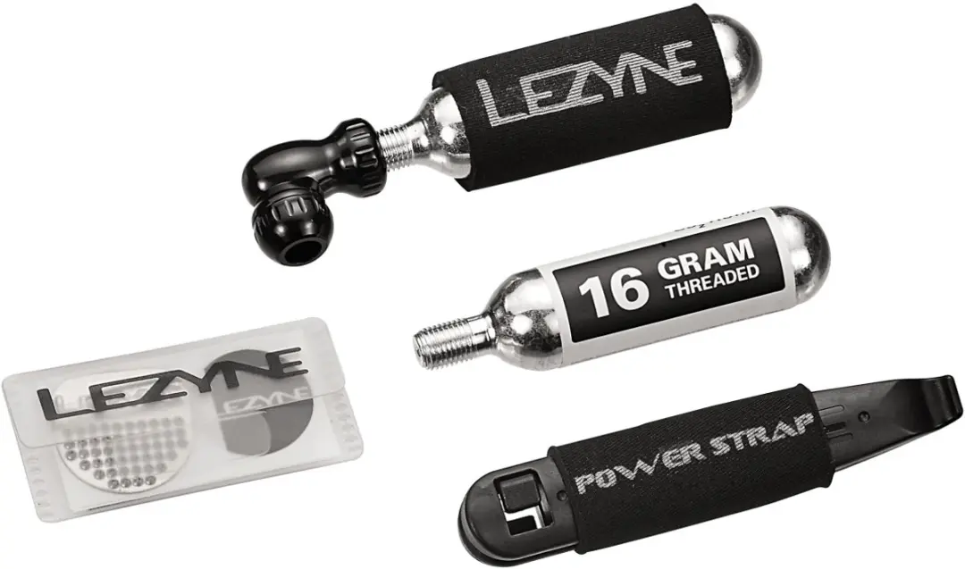 LEZYNE REPAIR KIT BLACK (REPAIR + PUMP + CO2)