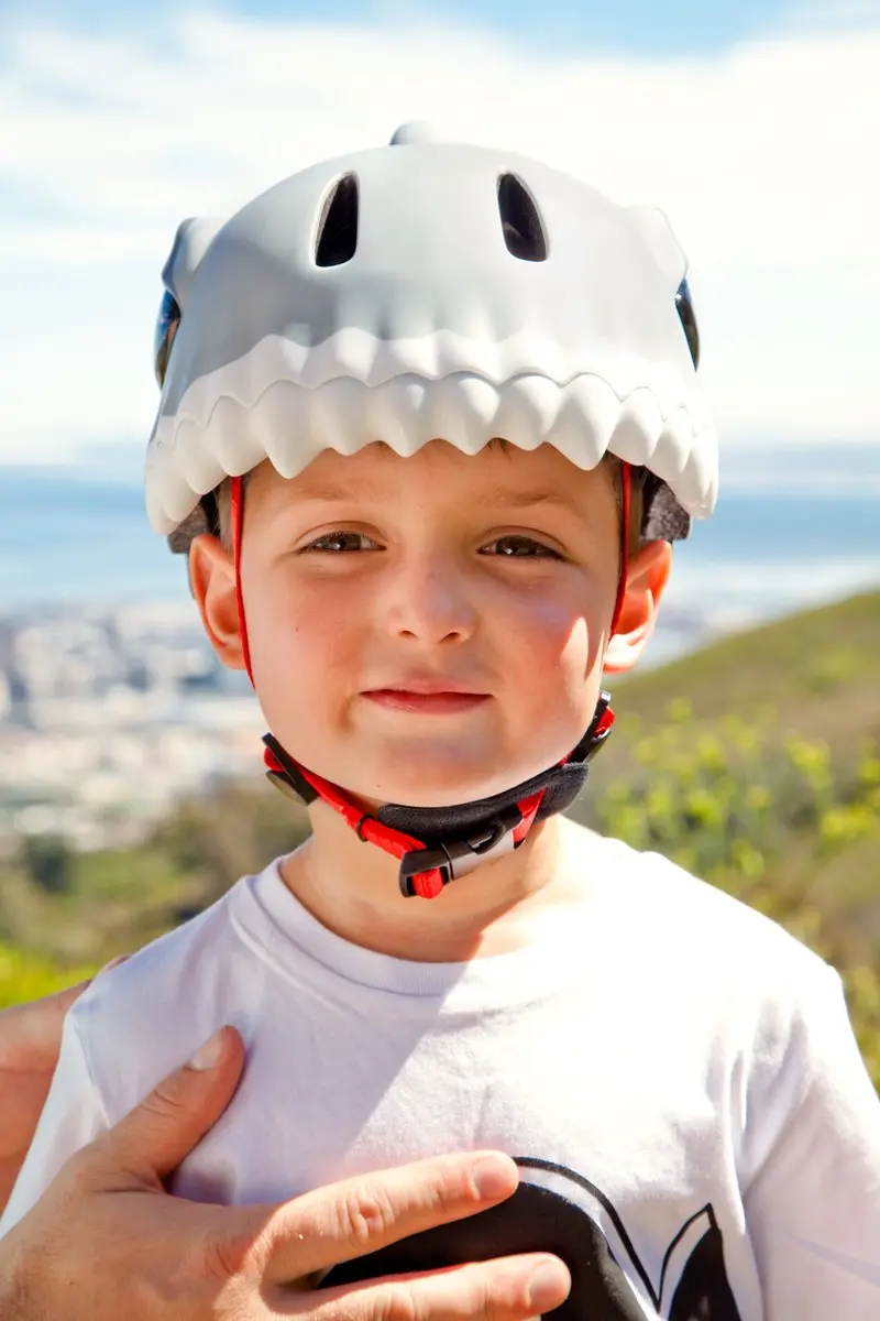 Crazy Safety Kinderfietshelm S - Zwart/Wit - afbeelding 2 van 6