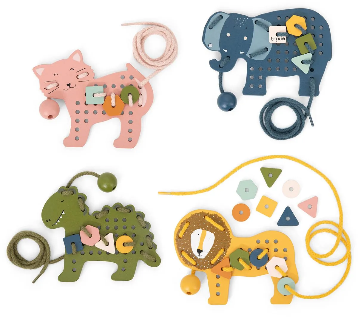 Trixie Houten Rijgspel Dieren