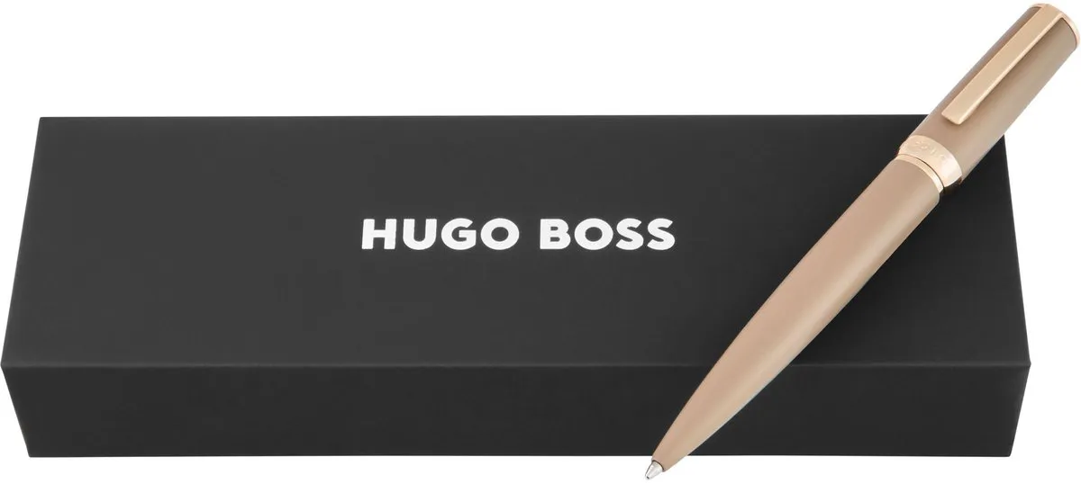 Hugo Boss Pen Arche Double B - Black & Gold