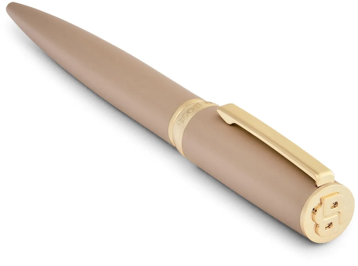 Hugo Boss Pen Arche Double B - Black & Gold