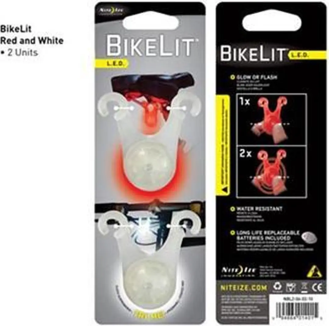 Nite Ize BikeLit White/Red 2Pack Fietsverlichting