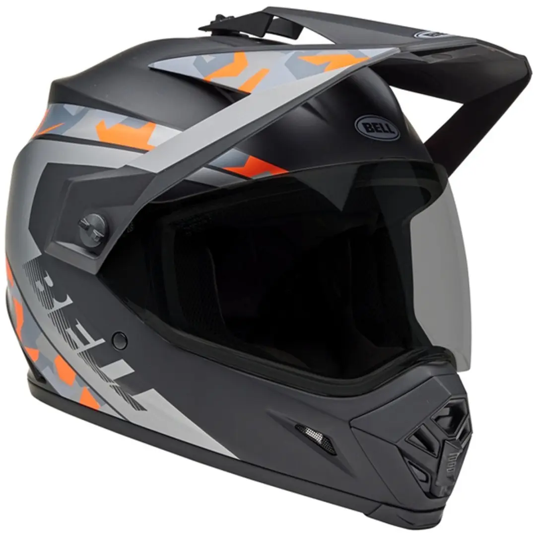 Bell MX-9 Adventure MIPS Enduro Grijs Oranje Adventure Integraalhelm