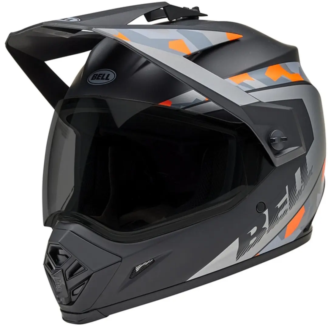 Bell MX-9 Adventure MIPS Integralhelm - Zwart/Grijs/Oranje - afbeelding 5 van 6