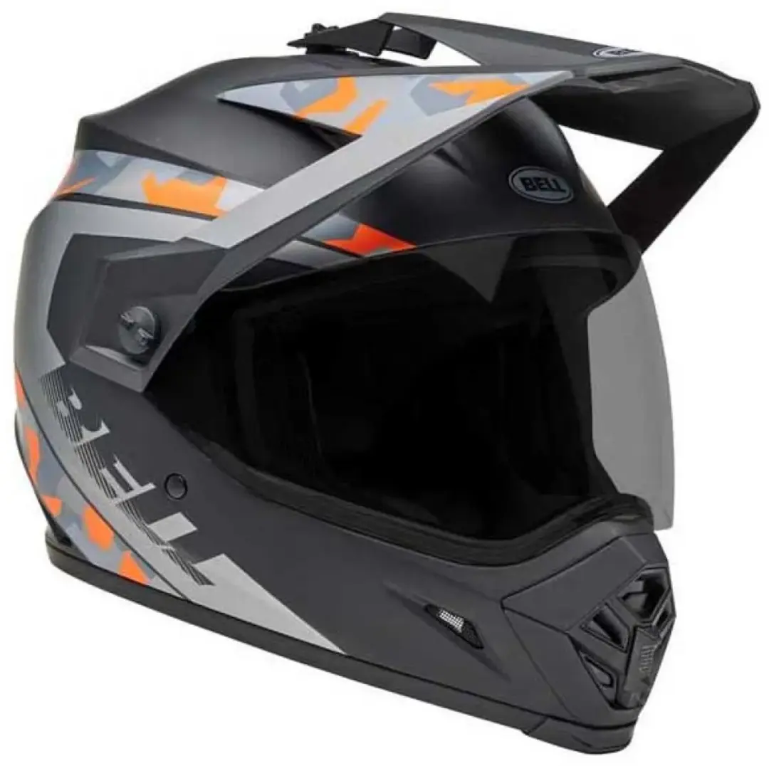 Bell MX-9 Adventure MIPS Integralhelm - Zwart/Grijs/Oranje - afbeelding 3 van 6