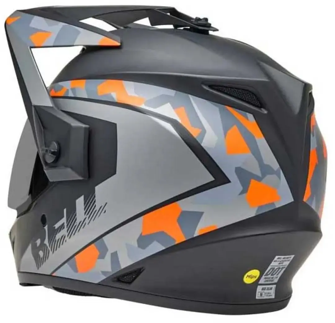 Bell MX-9 Adventure MIPS Integralhelm - Zwart/Grijs/Oranje - afbeelding 2 van 6