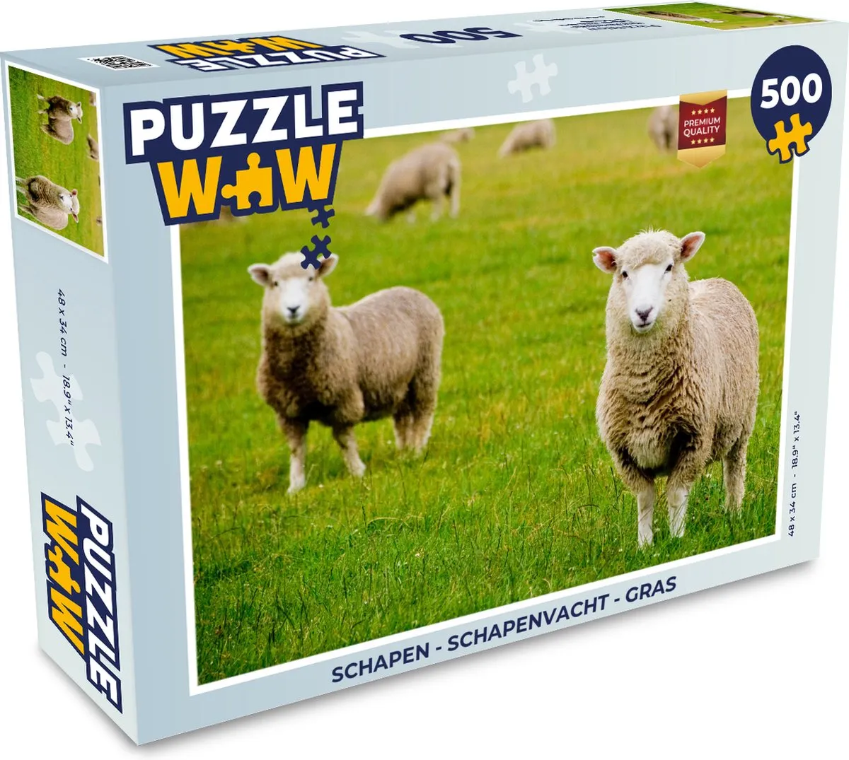 PuzzleWow Schapen Legpuzzel 500 Stuks
