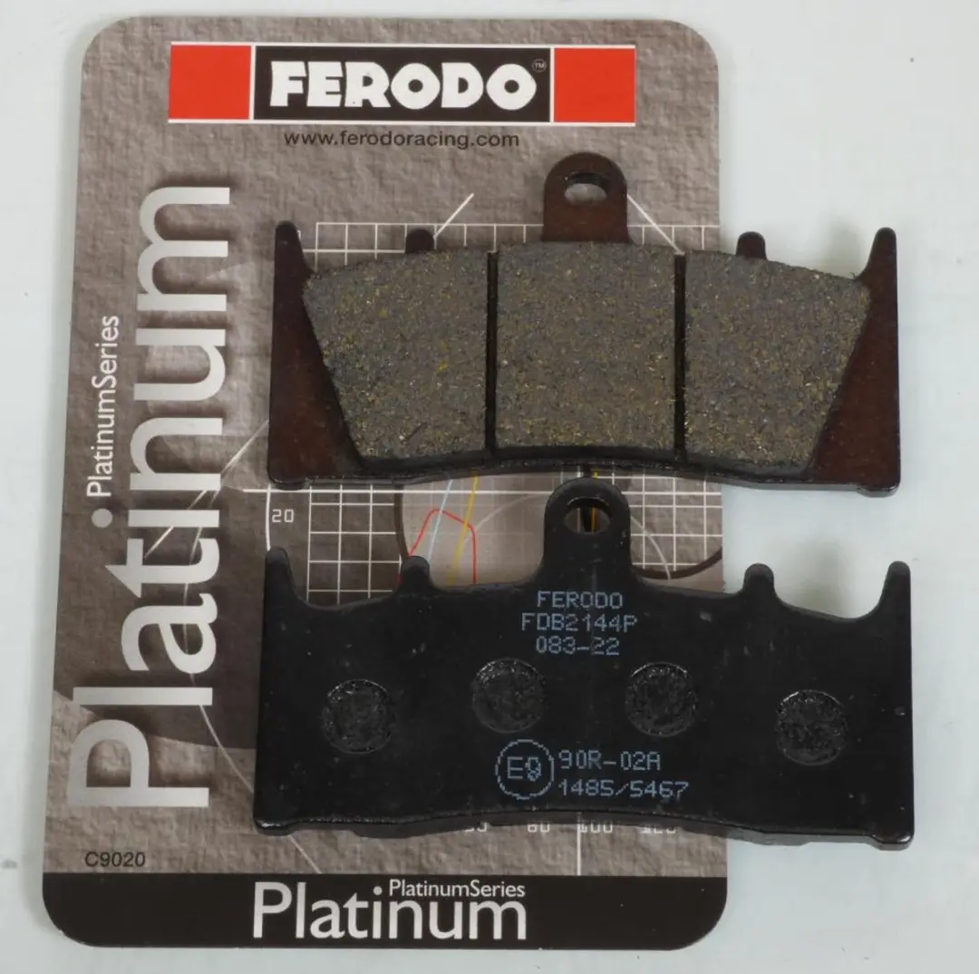 Plaquette de frein Ferodo pour Moto Kawasaki 900 Ninja 2000 à 2001 ZX900EEA / A
