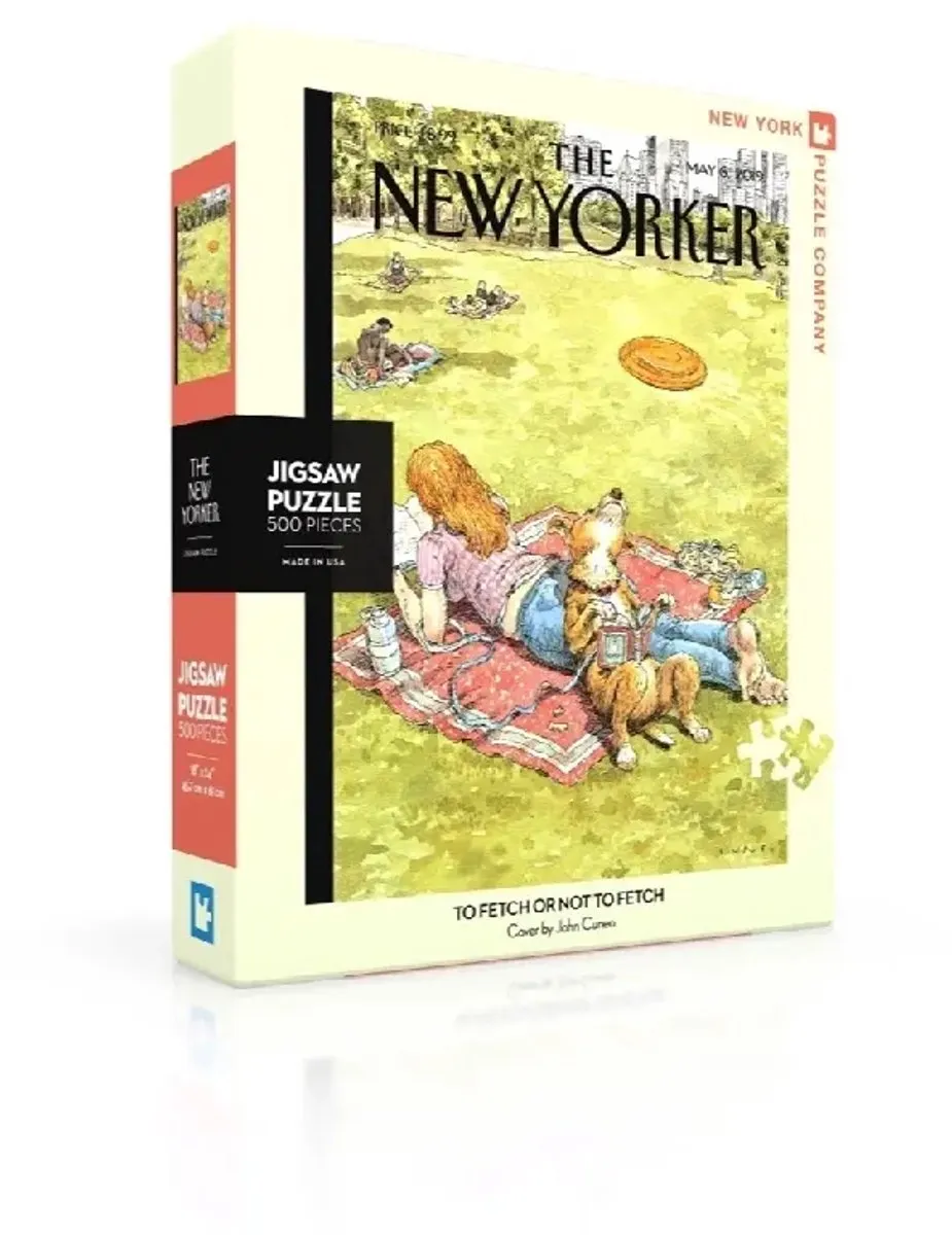 The New York Puzzle Company To Fetch or Not To Fetch Puzzel 500 Stuks