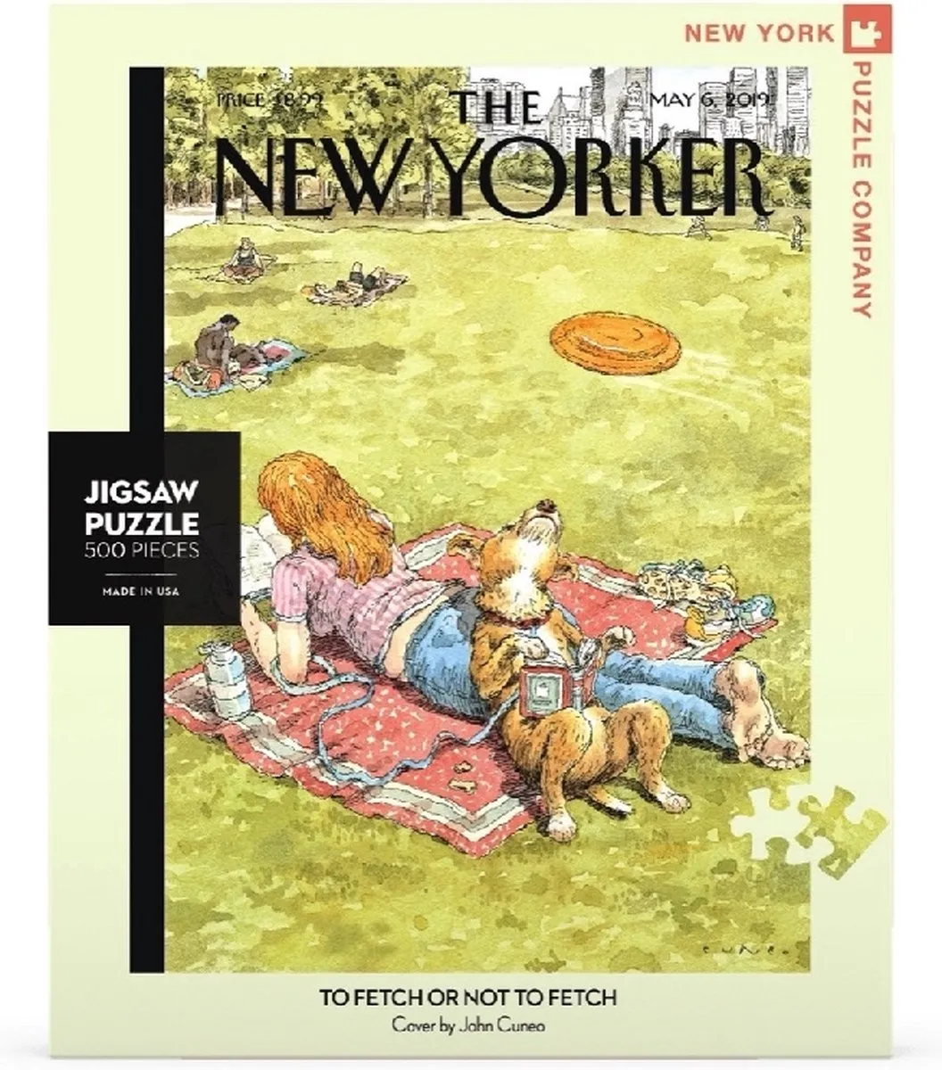 The New York Puzzle Company To Fetch or Not To Fetch Puzzel 500 Stuks - Multi