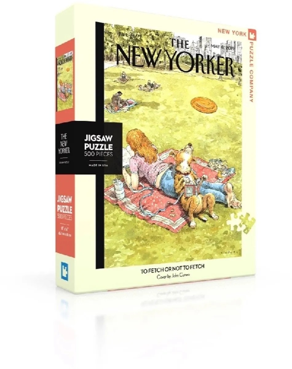 The New York Puzzle Company To Fetch or Not To Fetch Puzzel 500 Stuks - Multi