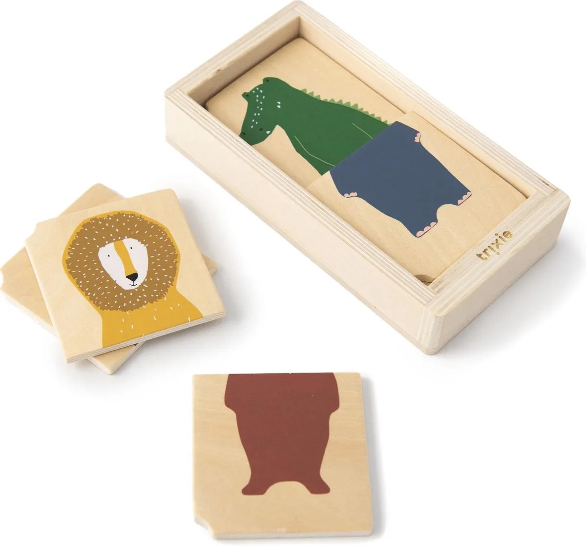 Trixie Houten Dierenpuzzel Combo 6-delig - Multi