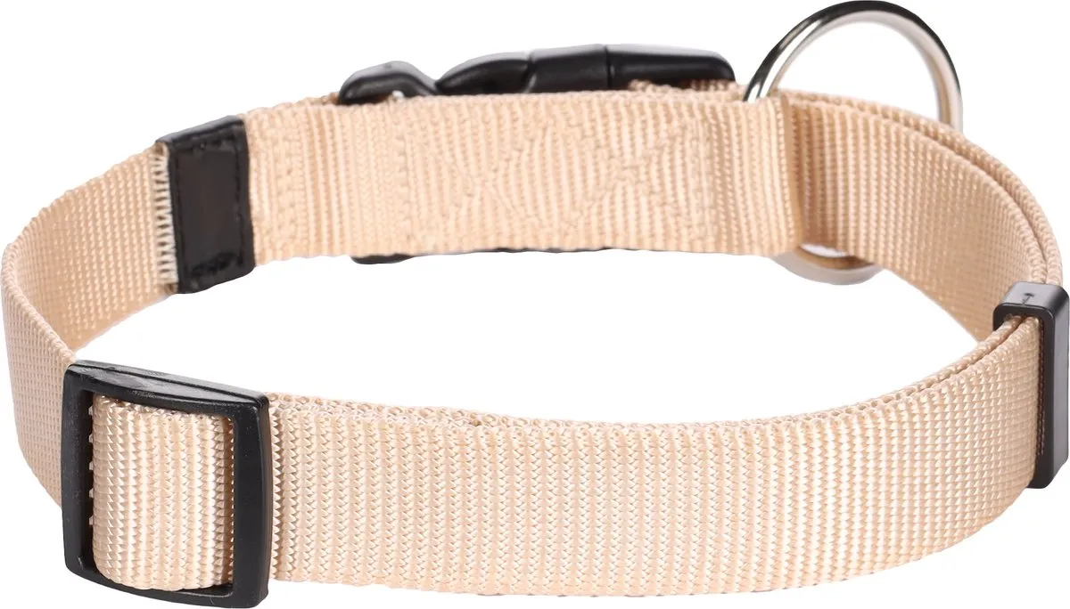 Flamingo Ziggi Halsband - Beige - 45-65cm
