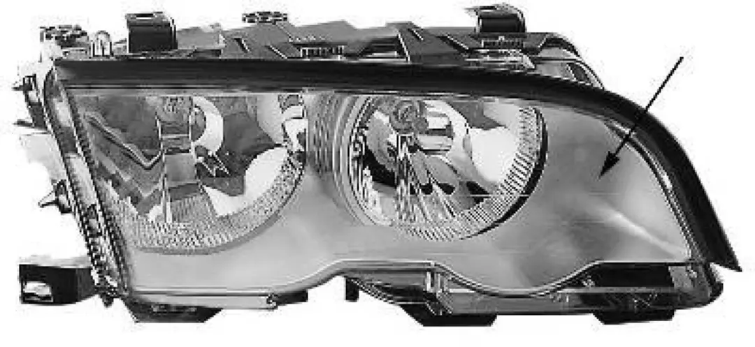 Projecteur principal (phare) VAN WEZEL 0646962 d'origine