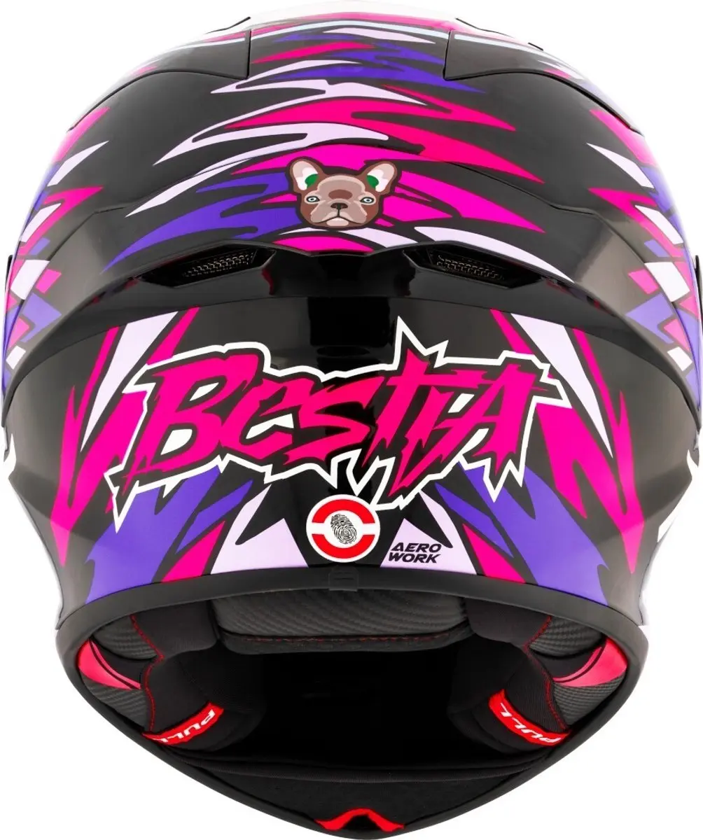 KYT KX-1 Race GP Bastianini Replica 2023 Integraalhelm - Multicolor - afbeelding 6 van 6