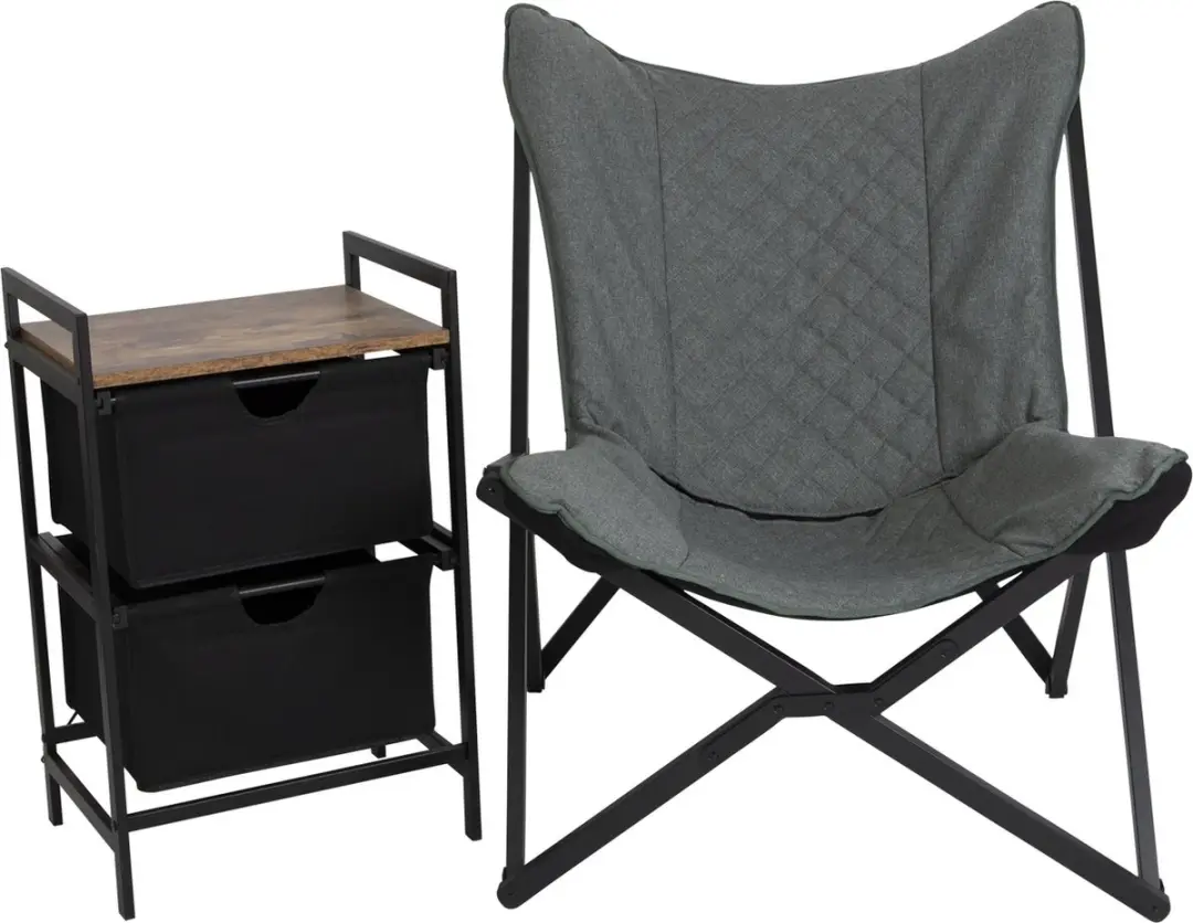 Bo-Camp Industrial Relaxstoel Molfat Cationic - Groen - afbeelding 2 van 6