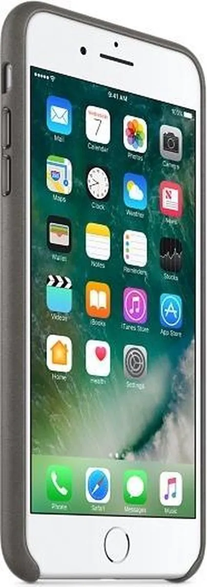 Apple iPhone 7/8 Plus Leren Hoesje MMYE2ZM/A - Donkergrijs