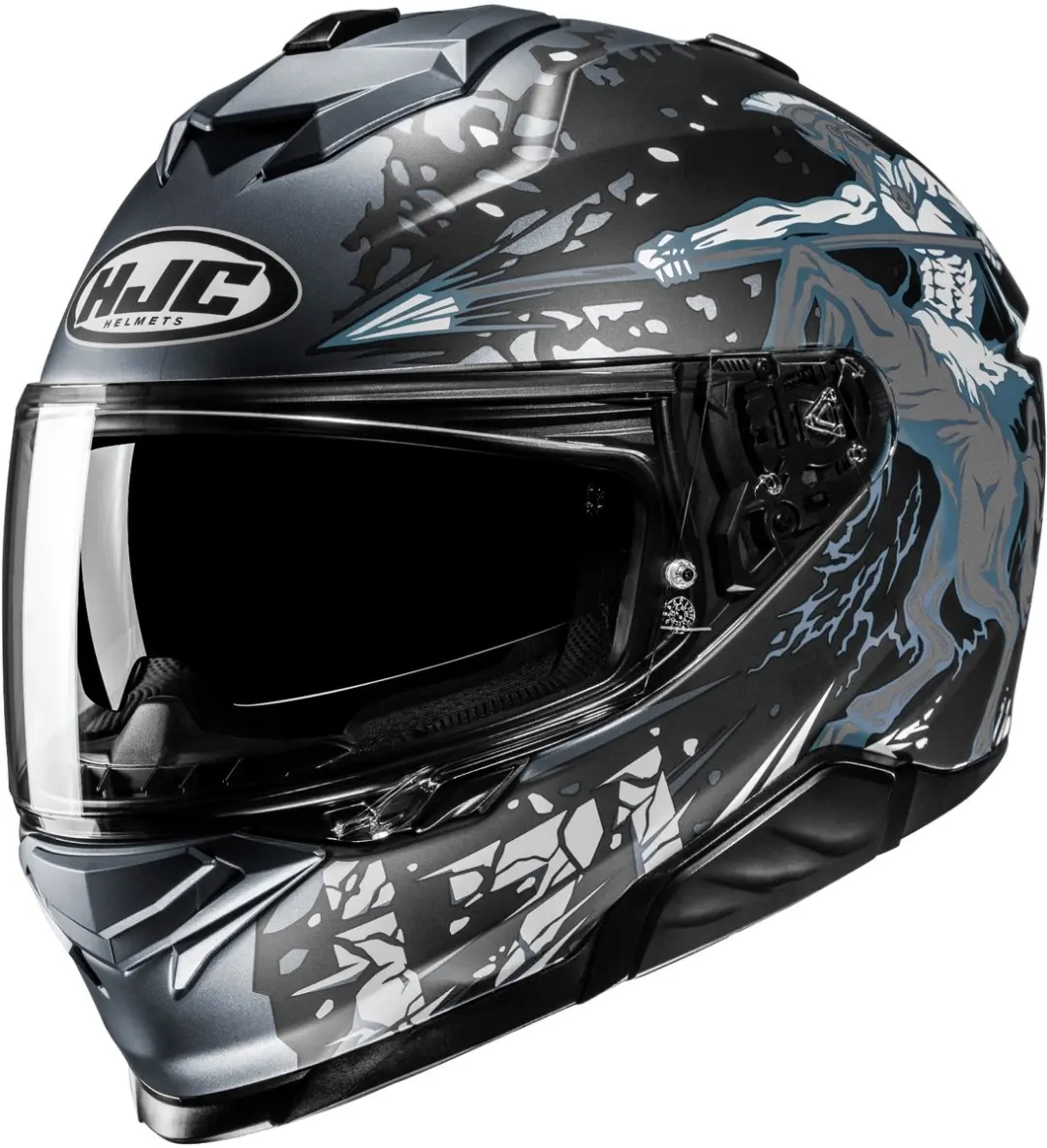 HJC i71 Taurus Zwart Grijs Blauw Integraalhelm