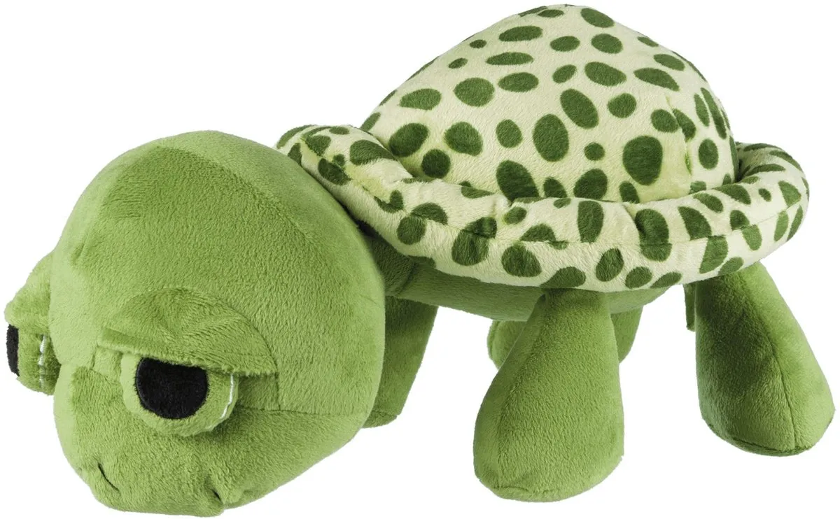 Trixie Schildpad Pluche 40cm - Groen