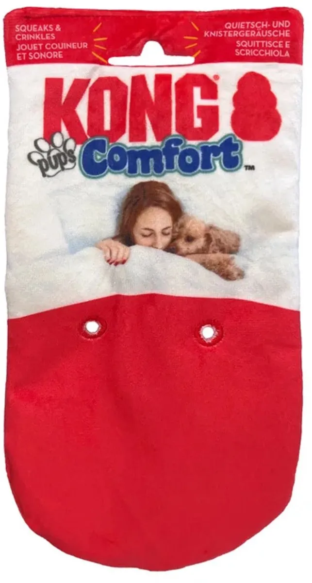 KONG Comfort Pups Spot M - Bruin/rood