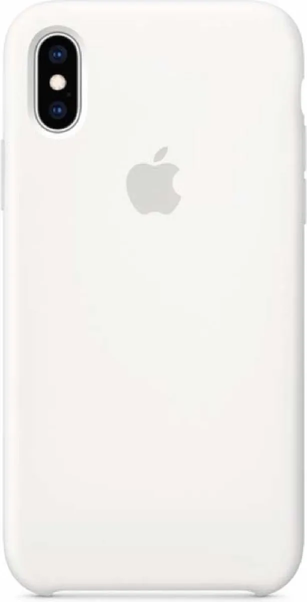 Apple Siliconen Back Cover MRW82ZM/A iPhone XS - Wit