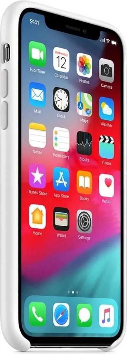 Apple Siliconen Back Cover MRW82ZM/A iPhone XS - Wit