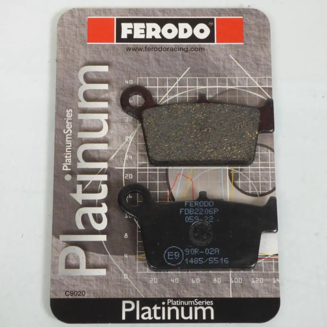 Plaquette de frein Ferodo pour Deux Roues AR / FDB2206P Neuf