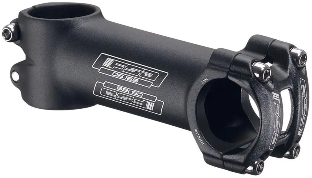 FSA Omega OS 168 Stuurpen Mat Zwart