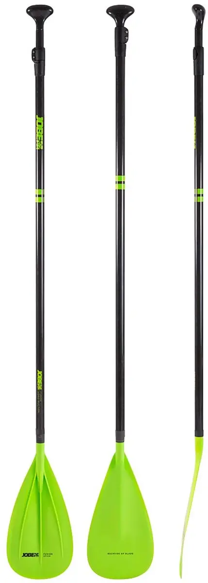 Jobe Fusion Stick SUP Peddel Lime Groen Driedelig