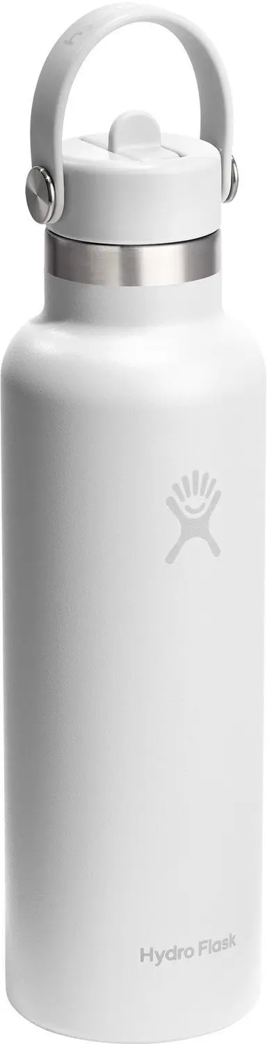 Hydro Flask Standard Mouth Drinkfles 621ml - Wit - afbeelding 2 van 3