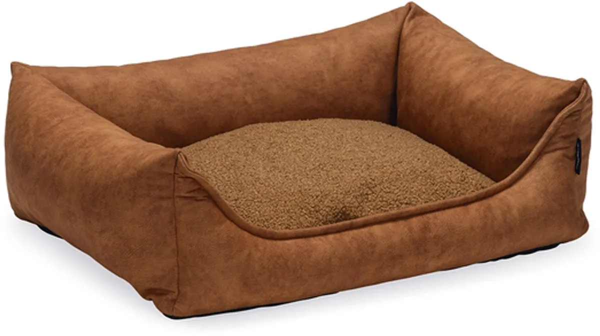 Beeztees Lua Orthopedische Hondenmand Cognac 70x50x21,5cm