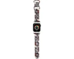 Hello Kitty Graffiti Siliconen Band Apple Watch 38/40/41mm - Beige