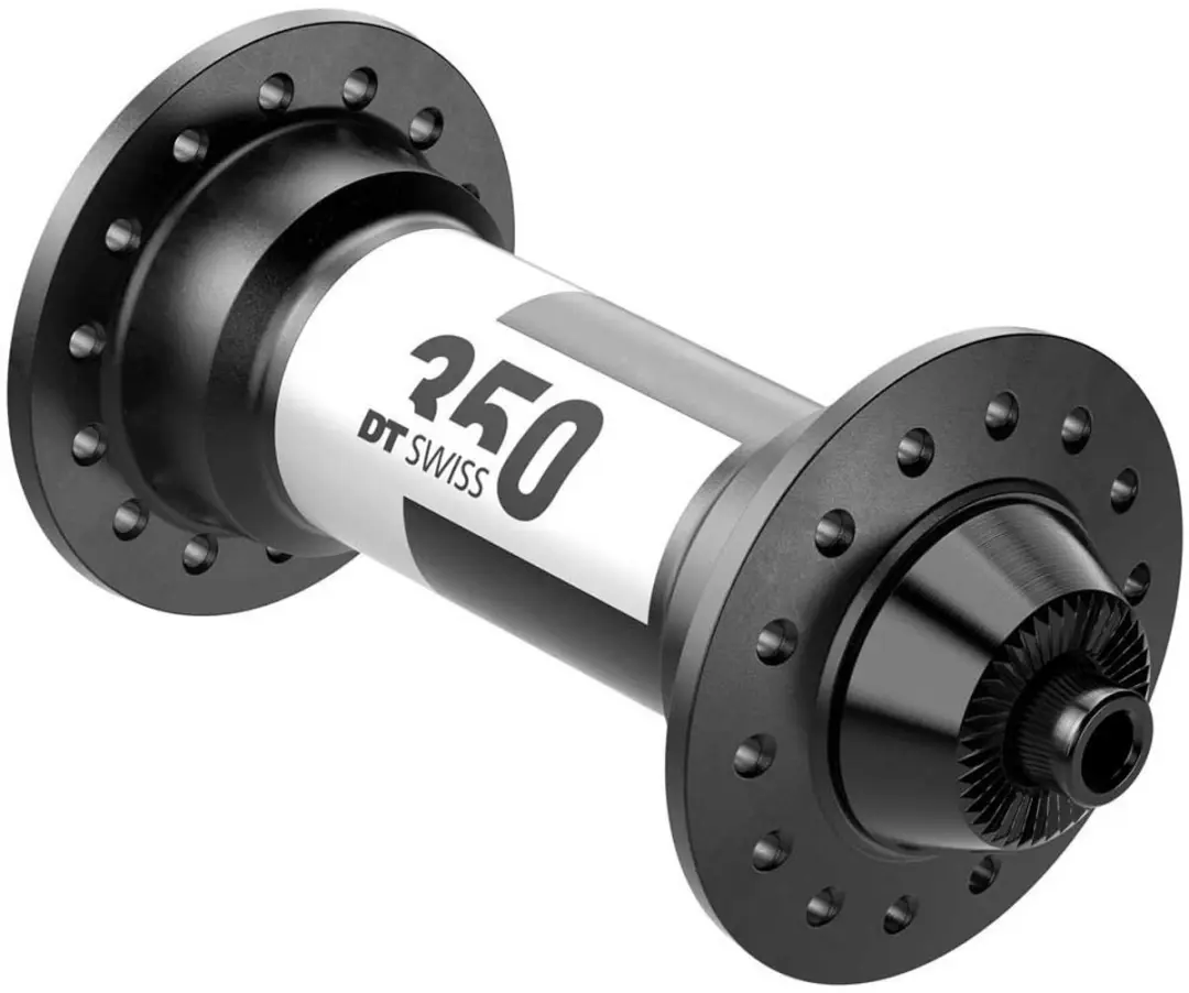 Dt Swiss 350 Non Disc Qr Voornaaf Zilver 24H / 5 x 100 mm